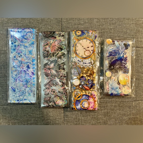 Waterproof PET Tape cute, lovely,Flower, journal sticker, Notebook, hand account - Picture 1 of 12